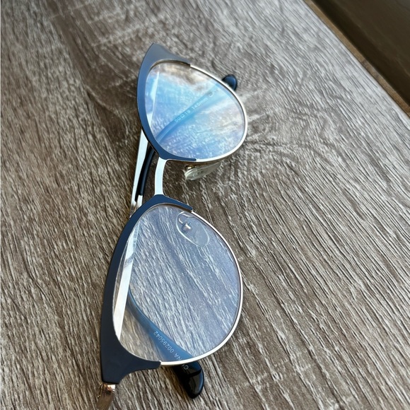 Clubmaster Black and Gold Glasses - Picture 4 of 7